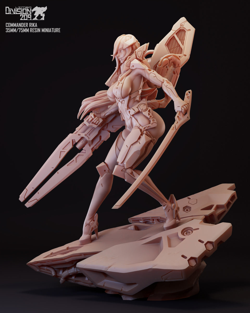 Noritoshi in Darkest Rainment レプリカ Commander Rika 75mm – LimboDivision209