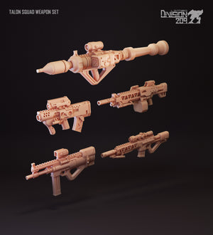 Free Talon squad weapon set  (3D printing STL files)